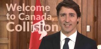 Primeiro-Ministro do Canadá dá as boas-vindas à conferência Collision