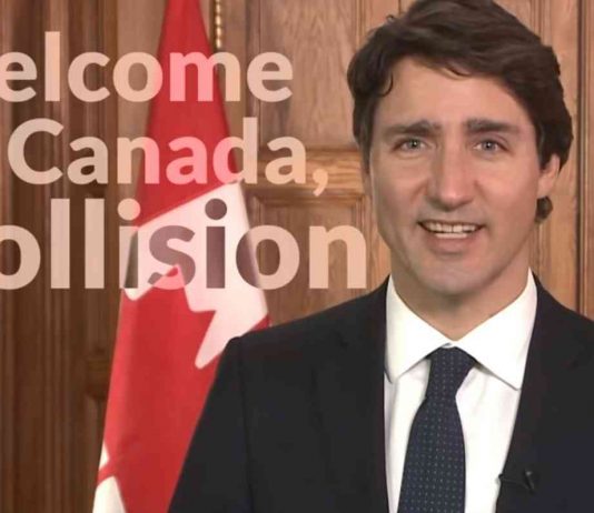 Primeiro-Ministro do Canadá dá as boas-vindas à conferência Collision