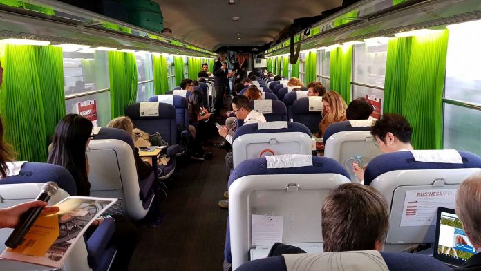Comboio promove negócios em Portugal e Espanha