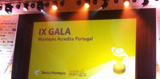 Palco da IX Gala do concurso Montepio Acredita Portugal