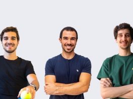 Afonso Coimbra, André Perdigão e Tiago Trindade são os fundadores da Sqill