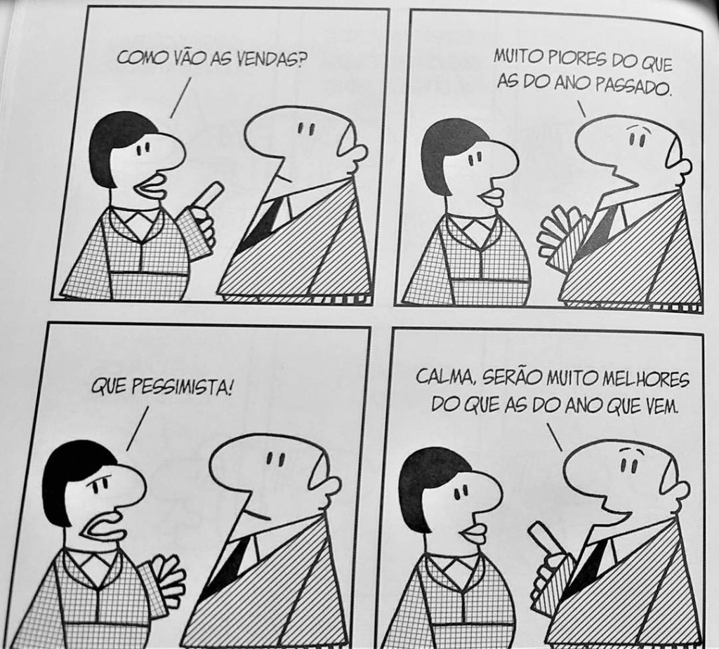 Quadros de humor do livro de Luís Afonso e Ana Paula Reis e Paulo Morgado (fundadores da Bridgewhat)