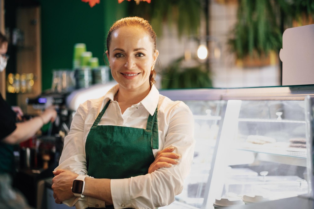 empreendedora no seu negócio