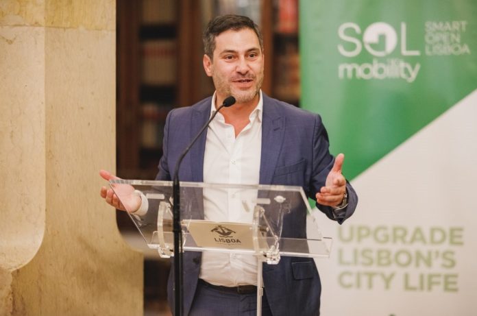 Diogo Moura, Vereador da Economia e Inovação na CML. Foto de Smart Open Lisboa/Dário Branco Fotography